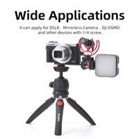 Support d'extension universel KingMa avec 3 ports pour griffe porte-accessoires et vis 3/8'' et 1/4'' pour appareils photo reflex numériques et accessoires DJI