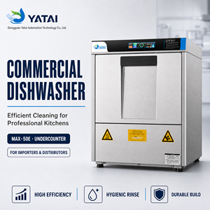Restaurant commercial Bar Lave-vaisselle intelligent sous le comptoir Vaisselle de nettoyage automatique - Product Image 1
