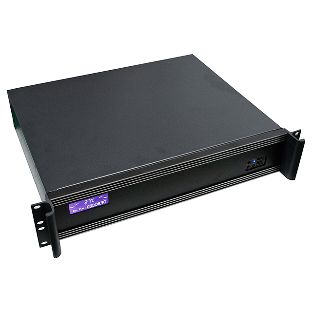 HVAEIPC 2U Industrial Mini PC Server Intel Core I9 Octa Core 4 Ethernet Ports DDR4 SSD + HDD GDDR4 256MB Rack Mount New Win