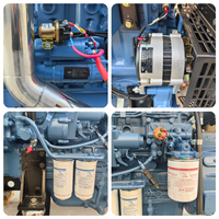 Generador Diésel Silencioso con Motor Chino Ricardo de 20kw, 30kw, 40kva, 50kw, 60KVA, 80kw, 100KVA, 150KVA, 200KVA, 300KVA, Suministro Global