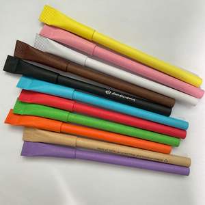 Stylo publicitaire promotionnel avec impression de logo, tube en papier kraft, stylo à bille, capuchon de dentifrice, utilisation en hôtel, conférence, modèle <span class=keywords><strong>HJC</strong></span> - Product Image 5