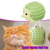 Balle de catnip naturelle en forme d'ormeau, autocollant mural, jouet, griffoir, friandise pour chat, sain et naturel, favorise la digestion des chats