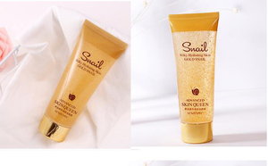 Private label commercio all'ingrosso di pulizia profonda idratante lavare il <span class=keywords><strong>viso</strong></span> lumaca Estratto di 24K oro <span class=keywords><strong>Schiuma</strong></span> <span class=keywords><strong>Detergente</strong></span> <span class=keywords><strong>Viso</strong></span> - Product Image 3
