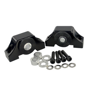 Poyracing Engine Mount <b>Bracket</b> 14mm 16mm Id For Honda Civic EK EG Black <b>Silver</b> Color Optional - Product Image 3