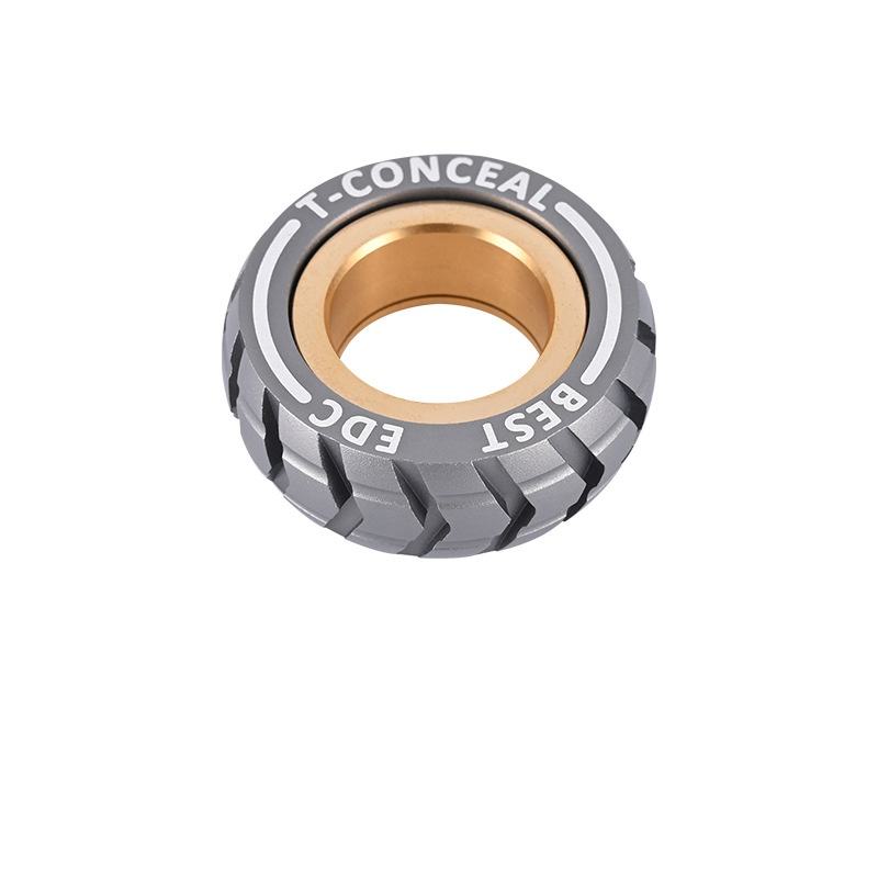 Star wheel ring-silver