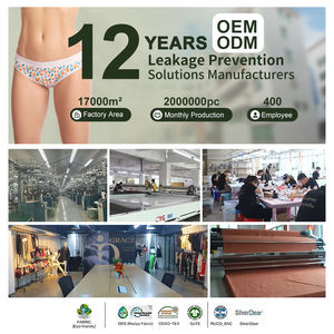 Ropa interior colorida de algodón Spandex Período menstrual Bragas a prueba de fugas Ropa interior de flujo menstrual pesado - Product Image 6