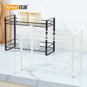 Ripai <b>Kitchen</b> Storage <b>Rack</b> Spice Organizer Multi-Function Shelf For Condiments And Seasonings Rectangle Design - Product Image 3