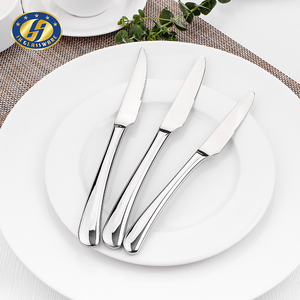 Bán buôn 48 cái nhà hàng vàng bạc Set Flatware dĩa thìa bít tết dao Bạc Bestek thép không gỉ thiết lập dao kéo - Product Image 2