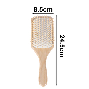 Fabrication en série de peignes en bambou personnalisés pour le marché mondial, brosse à cheveux en bois naturel, vente en gros directe - Product Image 5