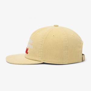 Gorra Trucker de 5 Paneles de Pana con Logotipo Personalizado Bordado Plano, Malla Trasera Vintage, Ajustable con Cierre a Presión, Venta al por Mayor, Fabricante - Product Image 4