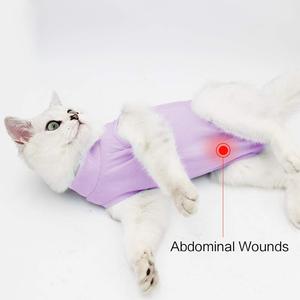 Gilet de récupération pour chat, design solide et chaud, pour les plaies abdominales et la protection post-opératoire - Product Image 4