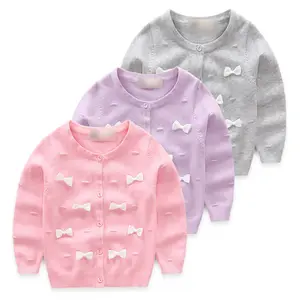 Brand Name Girls Hand Make Cardigan Mohair Sweater From China Factory