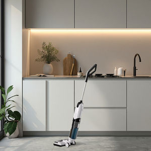 Nuevo producto, fregona portátil para limpieza de suelos húmedos y secos, aspiradora de mano 3 en 1 con palo inalámbrico - Product Image 2