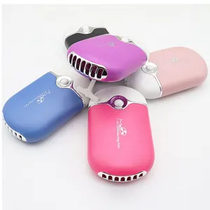 Raffreddamento Usb portatile ricaricabile Handfree Personal Ice Cute Wind Battery Fan multicolore Handheld Light Up Pocket mini Fan