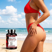 Capsules de beauté naturelles à base de maca pour femmes adultes - 60 capsules, complément alimentaire pour les fesses et les hanches