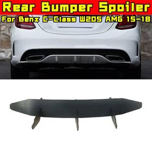 Para Mercedes Benz Clase C W205 C200 C260 AMG 2015-2018, Difusor de Parachoques Trasero, Kit de Carrocería, Protector de Parachoques, Accesorios - Product Image 1