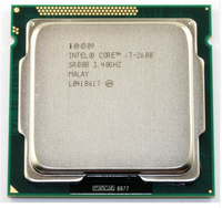 Processeur Intel CPUs I7-2600 3.4GHz 8M 4 cœurs 8 threads LGA1155 Processeur I7 2e génération pour ordinateur de bureau