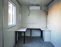 Bureau de conteneur d'expédition mobile modulaire préfabriqué de 20 pieds 20 pieds à vendre