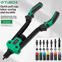 Pistola Remachadora Manual para el Hogar, Herramienta para Tuercas de Nylon, Pistola para Tornillos y Tuercas