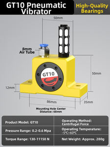 Filtro Neumático de Turbina Serie GT10 de Alta Calidad Marca <span class=keywords><strong>DiYi</strong></span> para Tolva, Vibradores Industriales Económicos para Fabricantes - Product Image 3