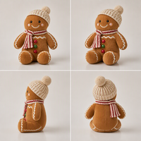 Porte-clés en peluche personnalisé en forme de petit ours, adorable breloque en forme d'ours en peluche avec bonnet tricoté