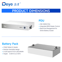 Batteries et stations d'alimentation solaires au lithium Deye GB-L Lite Plus Ultra 57.6V IP66 en stock dans l'entrepôt