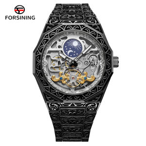 Relojes Nuevos Forsining 2025 para Hombre con Movimiento Automático Esqueleto y Correa de Acero Inoxidable - Product Image 2