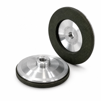 Meules droites en résine diamantée 1A1 de forme plate (diamètre intérieur 20 mm, grain 100, abrasif très fin) pour le débavurage