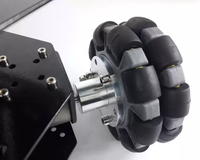 Base de robot à roues omnidirectionnelles avec moteur à encodeur Hall pour un contrôle précis du mouvement