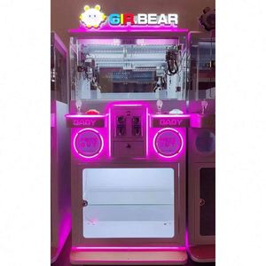 Good Quality Coin Claw Machine Clip Doll Machine Four Boutique Large Commercial Clip Key <b>Chain</b> Mini Minicomputer - Product Image 3