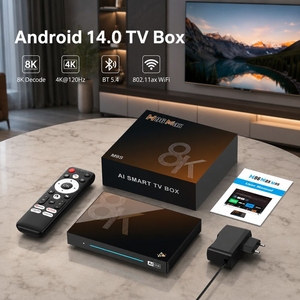 TV Box Android 4K H96 MAX Android 14 Rockchip RK3576 Wi-Fi 6 BT 5.4 Reproductor Multimedia Inteligente para Sistema de TV de Hotel 12 Meses - Product Image 1