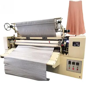 Automatic computer Textile Fabric pleater Pleating Machine zj 816 for smocking Cloth Dress Skirt paper knife Pleating Machine