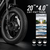 تصميم جديد eahorterra 2 48v w محرك مزدوج الإطارات الدهنية دراجة كهربائية الطريق الهجينة طويلة المدى E الدراجة