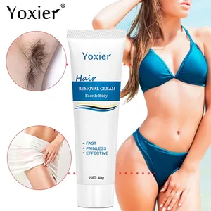 Yoxier-Crema de eliminación de vello corporal para hombres, crema orgánica para brazo, pierna, espalda y axilas