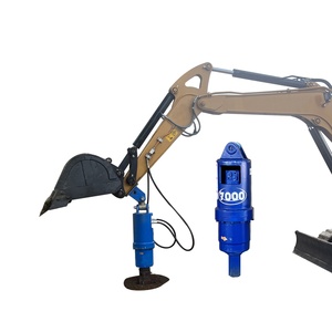 Machine de piquage de pieux avec tarière pour la construction de centrales solaires - Product Image 6