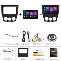 Autoradio Android 9 pouces Carplay Android Auto 2 DIN Autoradio pour Mazda Rx8 2003-2008 Conduite à gauche GPS Audio de voiture