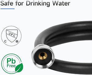 Juego de Tuberías de Entrada de Agua para Lavadoras Automáticas Universales de Goma, Conector Duradero a Prueba de Explosiones, Manguera de Agua de Alta Presión - Product Image 6