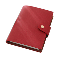 Journal de voyage vintage en cuir rechargeable avec boucle à pression, agenda en cuir de vachette multicolore pour les voyages, les affaires ou comme cadeau