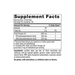 畅销深海鱼油软胶囊 Omega 3 DHA EPA 适合中老年老年人，可提高骨密度 - Product Image 4