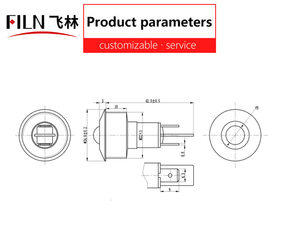 Filn 22 mét Led Side <span class=keywords><strong>Marker</strong></span> chiếu sáng phác thảo indicator3v/6V Red Blue Green trắng vàng IP67 đèn ngành công nghiệp và thương mại như một - Product Image 6
