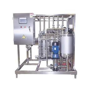 Pasteurizador automático de placa de jugo lácteo para productos líquidos Máquina de pasteurización de helados
