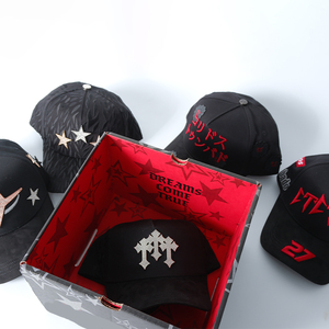 Trong Kho Mới Ban Đầu Tùy Chỉnh Da Lộn 24K Thể Thao Bóng Chày Mũ Cong vành Mens El Mago Gorras Barbas Mũ Râu Mũ Vàng G5 Mũ - Product Image 2