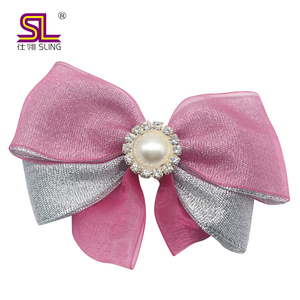 โบว์ริบบิ้นสองสีเครื่องประดับผมโบว์สีสันสดใส - Product Image 5