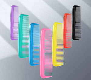 Peine de peluquería al por mayor de fábrica, peine de doble diente para barbería, peine de bolsillo antiestático, cepillo para el cabello - Product Image 4