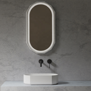Nuevo <span class=keywords><strong>Lavabo</strong></span> <span class=keywords><strong>de</strong></span> Baño <span class=keywords><strong>de</strong></span> Diseño Moderno con Superficie Sólida <span class=keywords><strong>de</strong></span> Piedra y Desagüe para Hoteles y Baños - Product Image 3