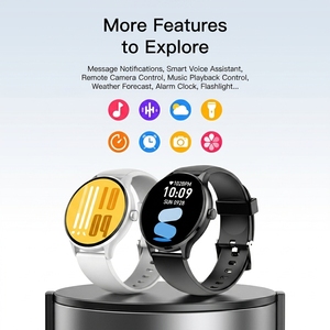 Z216 สมาร์ทวอทช์ 1.26 นิ้วหน้าจอสัมผัสเต็มรูปแบบกันน้ำกีฬาแม่เหล็กชาร์จฟิตเนสติดตามสมาร์ทวอทช์สำหรับไอโฟนแอนดรอย - Product Image 5