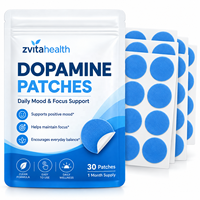 Fabricant de patchs transdermiques de bien-être à marque privée, patchs végétaliens à base de plantes pour la concentration et l'amélioration de l'humeur, autocollants OEM