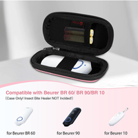 Étui de transport rigide portable personnalisé en EVA pour le rangement des outils, compatible avec le dispositif de soulagement des piqûres et des morsures d'insectes Beurer BR60/BR90