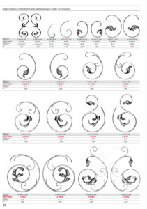 Articles forgés Pièces <span class=keywords><strong>en</strong></span> acier Rouleau de <span class=keywords><strong>fer</strong></span> ornemental <span class=keywords><strong>forgé</strong></span> à chaud - Product Image 5