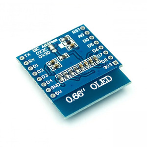 จอแสดงผล <span class=keywords><strong>OLED</strong></span> LED LCD ขนาด 0.66 นิ้ว ใช้งานร่วมกับ WEMOS D1 MINI <span class=keywords><strong>ESP32</strong></span> 64X48 จอแสดงผล 0.66 นิ้ว โมดูล <span class=keywords><strong>Oled</strong></span> 0.66" IIC <span class=keywords><strong>I2C</strong></span> - Product Image 2